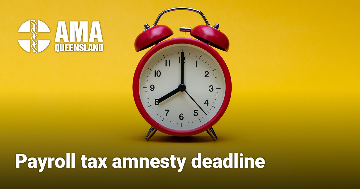 Latest payroll tax update Australian Medical Association